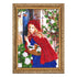 DIY Bead Embroidery Kit "Red Hat" 13.8"x9.4" / 35.0x24.0 cm