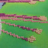 DIY Bead Embroidery Kit "Fuchsia – 1" 12.6"x22.0" / 32.0x56.0 cm