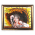 DIY Bead Embroidery Kit "Lady in Black" 9.8"x12.6" / 25.0x32.0 cm