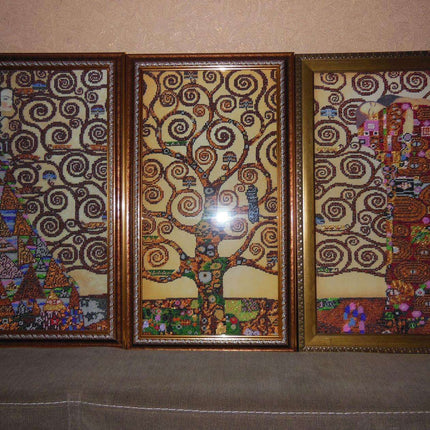 DIY Bead Embroidery Kit "Embrace" 11.8"x18.1" / 30.0x46.0 cm