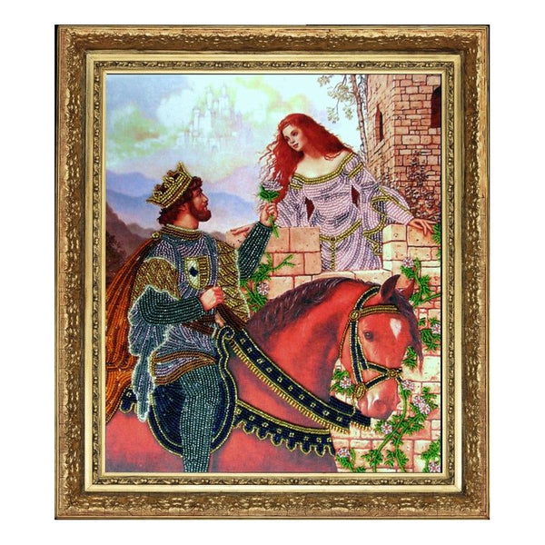 DIY Bead Embroidery Kit "Fairy Tale" 1.2"x1.0" / 3.1x2.6 cm