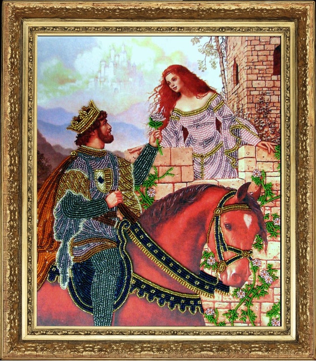 DIY Bead Embroidery Kit "Fairy Tale" 1.2"x1.0" / 3.1x2.6 cm