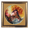 DIY Bead Embroidery Kit "Esmeralda" 9.8"x9.8" / 25.0x25.0 cm