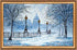 DIY Bead Embroidery Kit "Snowstorm" 20.1"x12.6" / 51.0x32.0 cm