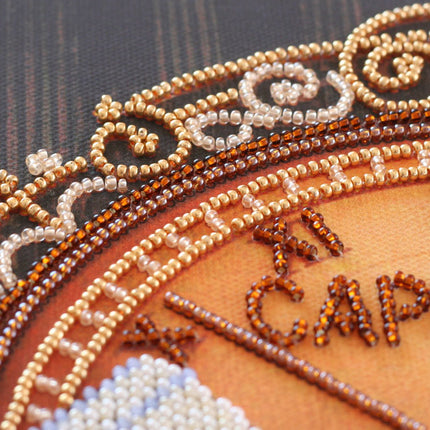 DIY Bead Embroidery Kit "Сoffee and chocolate"