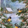 DIY Bead Embroidery Kit "January bitter cold" 11.8"x15.7" / 30.0x40.0 cm