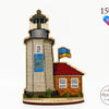 DIY Cross stitch kit on wood "Lighthouse on Zmiinyi Island" 5.5x3.9 in / 14.0x10.0 cm