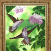 DIY Bead Embroidery Kit "Humming-birds" 1.2"x1.0" / 3.0x2.5 cm