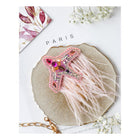 Beadwork kit for creating brooch 