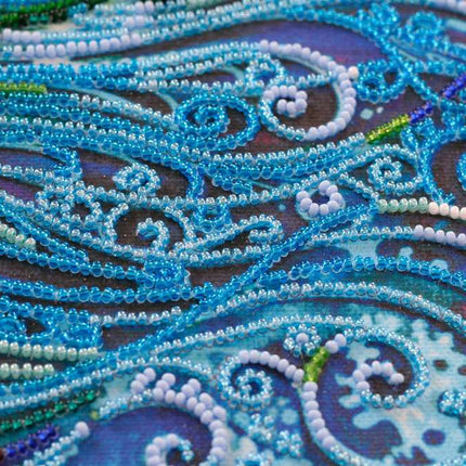 DIY Bead Embroidery Kit "Gift magician" 11.8"x11.8" / 30.0x30.0 cm