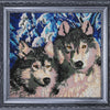 DIY Bead Embroidery Kit "Wolves" 10.6"x11.8" / 27.0x30.0 cm