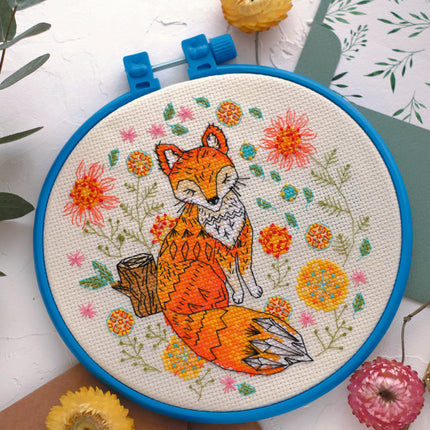 Counted Cross Stitch Kit "Foxy"