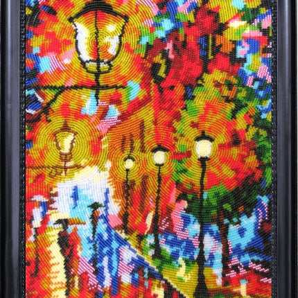 Bead DIY Embroidery Kit "Lights" 12.6"x9.1"/ 32.0x23.0 cm