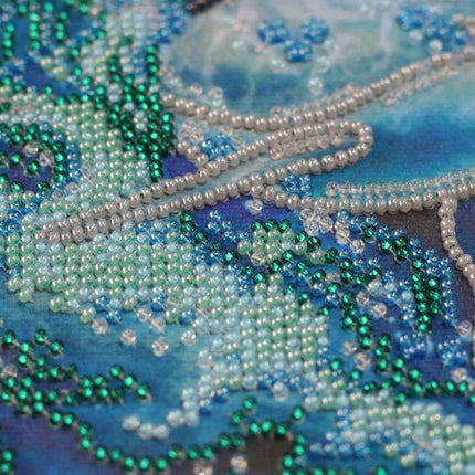 DIY Bead Embroidery Kit "Pioughing" 8.3"x12.6" / 21.0x32.0 cm