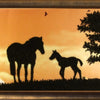 DIY Bead Embroidery Kit "Horses" 7.5"x14.2" / 19.0x36.0 cm