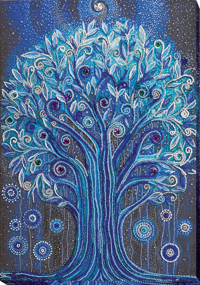 DIY Bead Embroidery Kit "Gate to infinity" 11.8"x16.7" / 30.0x42.5 cm