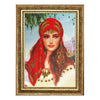 DIY Bead Embroidery Kit "Gypsy" 13.8"x9.4" / 35.0x24.0 cm