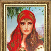 DIY Bead Embroidery Kit "Gypsy" 13.8"x9.4" / 35.0x24.0 cm