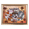 DIY Bead Embroidery Kit "Cat Idyll" 9.8"x13.4" / 25.0x34.0 cm