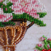 DIY Bead Embroidery Kit "Still lafe with a clock"  5.9"x5.9" / 15.0x15.0 cm
