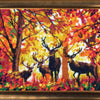 DIY Bead Embroidery Kit "Deer" 9.8"x13.4" / 25.0x34.0 cm