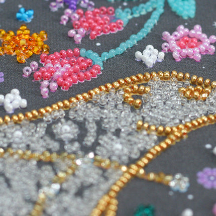 DIY Bead Embroidery Kit "Under the star of hapiness"