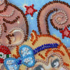 DIY Bead Embroidery Kit "Cheer monkeys"  5.9"x5.9" / 15.0x15.0 cm
