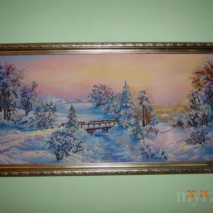 DIY Bead Embroidery Kit "Bewitched forest" 26.2"x11.8" / 66.5x30.0 cm