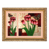 DIY Bead Embroidery Kit "Tulips" 10.2"x10.2" / 26.0x26.0 cm