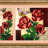 DIY Bead Embroidery Kit "Roses" 10.2"x10.2" / 26.0x26.0 cm