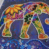 Canvas for bead embroidery "Indian elephant" 7.9"x7.9" / 20.0x20.0 cm