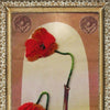 DIY Bead Embroidery Kit "Poppies in Vases" 10.6"x5.1" / 27.0x13.0 cm