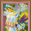 DIY Bead Embroidery Kit "The promenade" 8.9"x11.0" / 22.5x28.0 cm