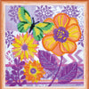 DIY Bead Embroidery Kit "Amazing flowers"  5.9"x5.9" / 15.0x15.0 cm