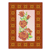 Canvas for bead embroidery "Red Rose" 8.7"x11.8" / 22.0x30.0 cm