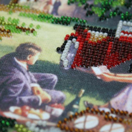DIY Bead Embroidery Kit "Cose to nature" 16.5"x11.8" / 42.0x30.0 cm