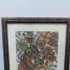 Canvas for bead embroidery "Fairy tale bird" 7.9"x7.9" / 20.0x20.0 cm