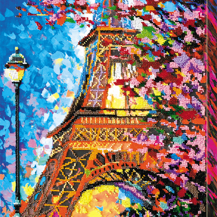 DIY Bead Embroidery Kit "In the colors of autumn" 11.4"x16.5" / 29.0x42.0 cm