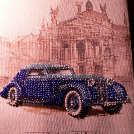 DIY Bead Embroidery Kit "Delage"  5.9"x5.9" / 15.0x15.0 cm