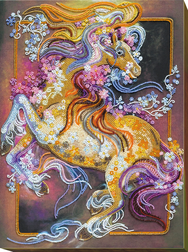 DIY Bead Embroidery Kit "Gait" 11.8"x15.7" / 30.0x40.0 cm