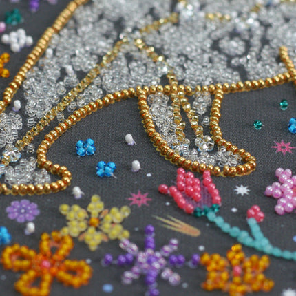 DIY Bead Embroidery Kit "Under the star of hapiness"