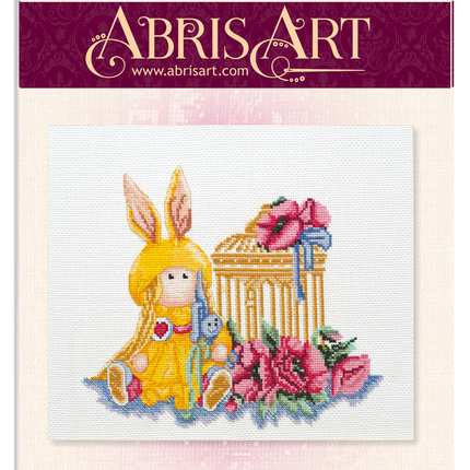 DIY Cross Stitch Kit "Dolly" 9.8"x9.8"