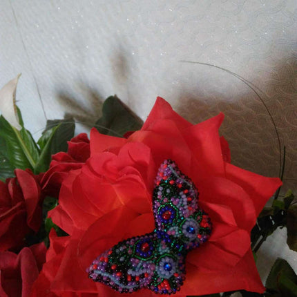 Beadwork kit for creating brooch "Butterfly"