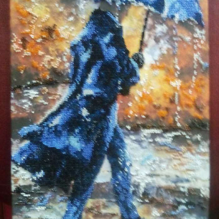 DIY Bead Embroidery Kit "Love story – 1" 10.2"x15.7" / 26.0x40.0 cm