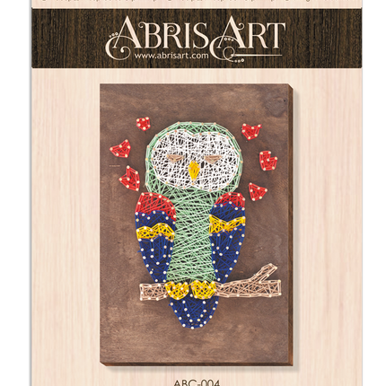 String Art Creative DIY Kit "Owl" 7.5"x11.4" / 19.0x29.0 cm