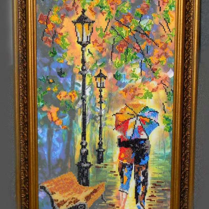 DIY Bead Embroidery Kit "Colour mood" 9.8"x19.7" / 25.0x50.0 cm