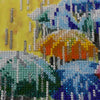 DIY Bead Embroidery Kit "Cheerful umbrellas" 7.9"x15.7" / 20.0x40.0 cm