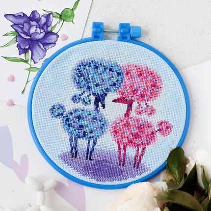 Counted Cross Stitch Kit "Sweet couple"