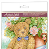 DIY Bead Embroidery Kit "Candy bear"  5.9"x5.9" / 15.0x15.0 cm