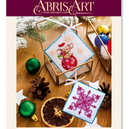 DIY Christmas tree toy kit "Little naughty mouse"
